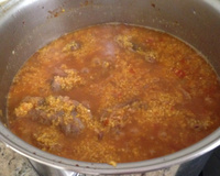 Canjiquinha de milho com costelinha de porco