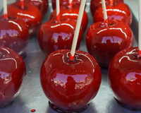 Maçã do amor fácil e perfeita