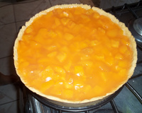 Torta gelada de pêssego da Bianca