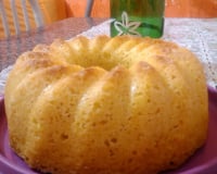 Bolo de fubá com milho