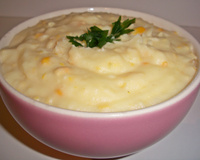 Purê saboroso com milho verde