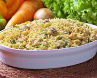 Farofa molhadinha de legumes