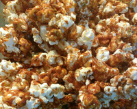 Pipoca com caramelo salgado