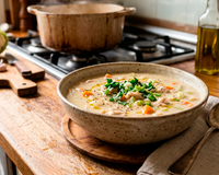 Pouca gente sabe, mas esse vegetal barato pode deixar sua sopa muito mais cremosa sem precisar de creme de leite