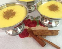 Curau com leite em pó