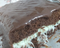 Pão de ló mesclado de micro-ondas