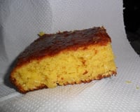 Bolo de laranja com coco