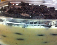 Pavê de chocolate branco com Negresco