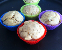 Muffins de bacon com queijo