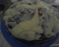 Bolo fácil de limão com cobertura