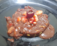 Waffle de chocolate