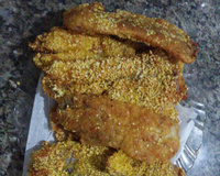 Filé de peixe empanado (crocante)