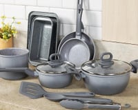 Jogo de panelas Black+Decker com revestimento cerâmico antiaderente está com o menor preço do ano para renovar a cozinha