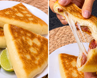 Esfirra fechada na frigideira: o lanche rápido que salva qualquer tarde
