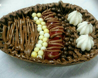 Ovo de Páscoa de colher com brigadeiro