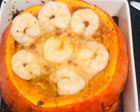 Camarão na abóbora
