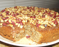 Bolo delícia de amendoim