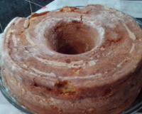 Bolo de banana simples