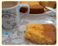 Bolo de milho sem glúten e sem lactose