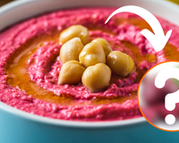 Homus de grão-de-bico rosa sem corante? Receita viraliza no TikTok e TudoGostoso ensina como fazer para ficar perfeito