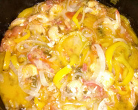 Moqueca de peixe e camarão