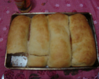Pão caseiro recheado