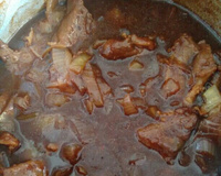 Carne acebolada chinesa