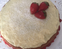 Naked cake de morango