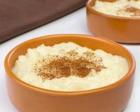 Arroz doce simples e tradicional
