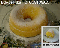 Bolo de fubá cremosão