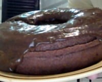 Bolo de café com chocolate