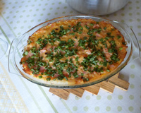 Arroz amanhecido de forno