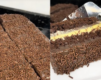 Aprenda a fazer um bolo de chocolate com recheio de maracujá molhadinho, tão irresistível que não vai sobrar pedaço!