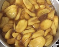 Doce de jaca em calda saboroso