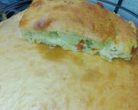Torta de tomate e mussarela