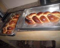 Rosca com recheio de goiabada