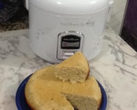 Pão feito na panela elétrica de arroz