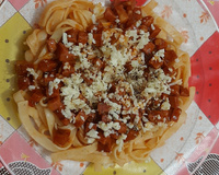 Penne ao molho de calabresa