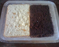 Bolo com dois recheios