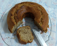 Bolo de Maçã com Canela e Nozes