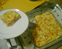 Torta de Presunto e queijo (bauru)