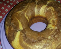 Bolo mesclado de liquidificador