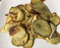 Chips de batata doce ao forno