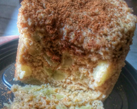 Bolo de maçã na caneca