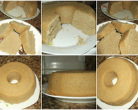 Bolo pão de banana de microondas