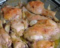 Coxa e sobrecoxa assada molhadinha