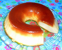 Pudim de pão sabor baunilha fácil