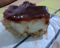 Torta de ricota com goiabada