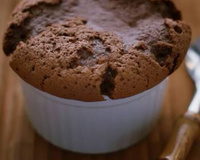 Suflê de chocolate