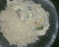 Filé de polaca ao molho branco